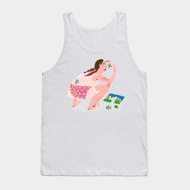 Summer vibes Tank Top by ezrawsmith